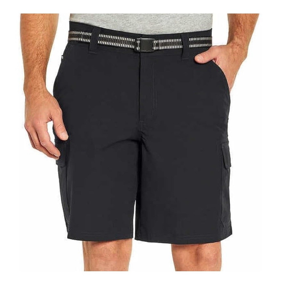 NWT Orvis Black Cavier Cargo STRETCH Shorts Performance Zip Pockets Sz 36 NEW